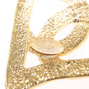 CHANEL COCO Mark Necklace metal Gold Tone CC Auth 154033SAV-19