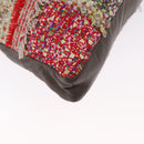 CHANEL Girl Chanel Shoulder Bag Tweed Multicolor Gold CC Auth 154036SAM-13