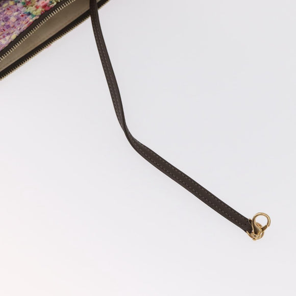 CHANEL Girl Chanel Shoulder Bag Tweed Multicolor Gold CC Auth 154036SAM