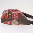 CHANEL Girl Chanel Shoulder Bag Tweed Multicolor Gold CC Auth 154036SAM-4