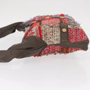 CHANEL Girl Chanel Shoulder Bag Tweed Multicolor Gold CC Auth 154036SAM-5