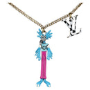 LOUIS VUITTON LV Animals Necklace metal Gold Tone MP2928 LV Auth 154037SAM-1