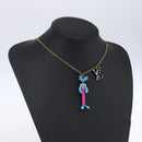 LOUIS VUITTON LV Animals Necklace metal Gold Tone MP2928 LV Auth 154037SAM-15