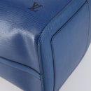 LOUIS VUITTON Epi Keepall 50 Boston Bag Blue M42965 LV Auth 154039V-9