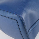 LOUIS VUITTON Epi Keepall 50 Boston Bag Blue M42965 LV Auth 154039V-16