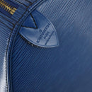 LOUIS VUITTON Epi Keepall 50 Boston Bag Blue M42965 LV Auth 154039V-18
