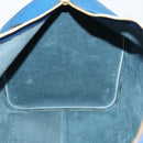 LOUIS VUITTON Epi Keepall 50 Boston Bag Blue M42965 LV Auth 154039V-21