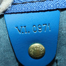 LOUIS VUITTON Epi Keepall 50 Boston Bag Blue M42965 LV Auth 154039V-12