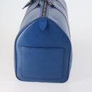 LOUIS VUITTON Epi Keepall 50 Boston Bag Blue M42965 LV Auth 154039V-3