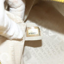 CHANEL Choco Bar Hand Bag Caviar Skin Yellow Silver CC Auth 154042V-25