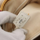 CHANEL Tote Bag Canvas Multicolor Gold CC Auth 154043-22