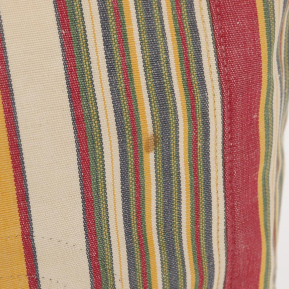 CHANEL Tote Bag Canvas Multicolor Gold CC Auth 154043