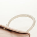 CHANEL Matelasse Hand Bag Leather Pink Silver CC Auth 154045V-10