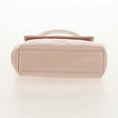 CHANEL Matelasse Hand Bag Leather Pink Silver CC Auth 154045V-11