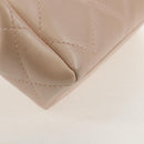 CHANEL Matelasse Hand Bag Leather Pink Silver CC Auth 154045V-14