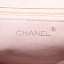 CHANEL Matelasse Hand Bag Leather Pink Silver CC Auth 154045V-19