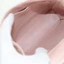 CHANEL Matelasse Hand Bag Leather Pink Silver CC Auth 154045V-20