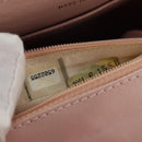 CHANEL Matelasse Hand Bag Leather Pink Silver CC Auth 154045V-25