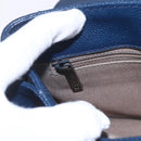 CHANEL Matelasse Chain Shoulder Bag Caviar Skin Navy CC Auth 154046SAM-16