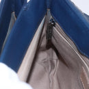 CHANEL Matelasse Chain Shoulder Bag Caviar Skin Navy CC Auth 154046SAM-19