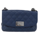 CHANEL Matelasse Chain Shoulder Bag Caviar Skin Navy CC Auth 154046SAM-2
