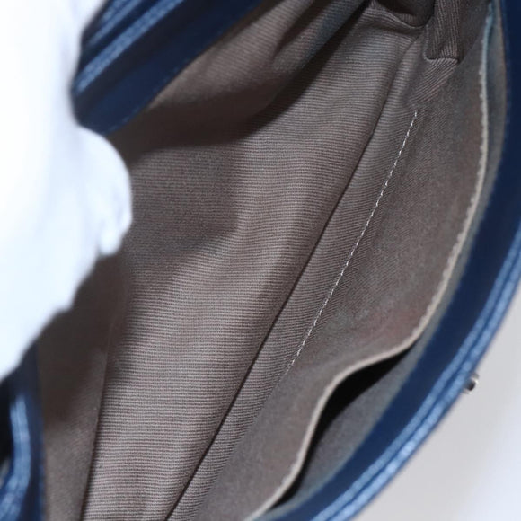 CHANEL Matelasse Chain Shoulder Bag Caviar Skin Navy CC Auth 154046SAM