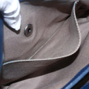 CHANEL Matelasse Chain Shoulder Bag Caviar Skin Navy CC Auth 154046SAM-22