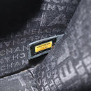 CHANEL Chain Shoulder Bag Tweed Black Silver CC Auth 154048V-24