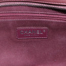 CHANEL Wild Stitch Chain Shoulder Bag Calf Skin Brown CC Auth 154049SAM-20