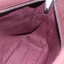 CHANEL Wild Stitch Chain Shoulder Bag Calf Skin Brown CC Auth 154049SAM-22