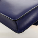 CELINE Circle Clutch Bag Leather Multicolor Gold Auth 154051V-16