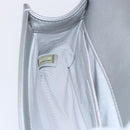 CHANEL Chain Boy Chanel Shoulder Bag Leather Silver CC Auth 154056SAM-19