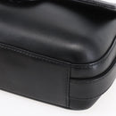 CHANEL Matelasse Chain Shoulder Bag Lamb Skin 2way Black CC Auth 154057SAM-10