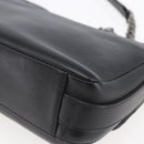 CHANEL Matelasse Chain Shoulder Bag Lamb Skin 2way Black CC Auth 154057SAM-12