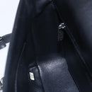 CHANEL Matelasse Chain Shoulder Bag Lamb Skin 2way Black CC Auth 154057SAM-18