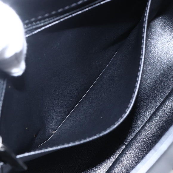 CHANEL Matelasse Chain Shoulder Bag Lamb Skin 2way Black CC Auth 154057SAM