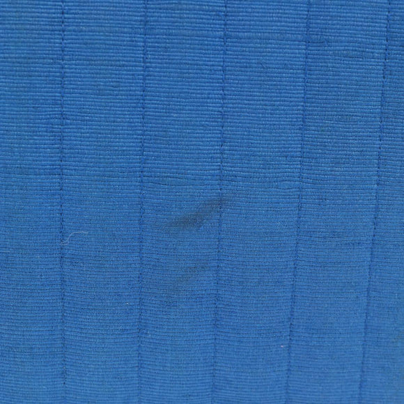 CHANEL Mademoiselle Chain Shoulder Bag Canvas Blue Gold CC Auth 154058SAV