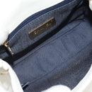 CHANEL COCO Mark Chain Shoulder Bag Lamb Skin White Gold CC Auth 154059V-18