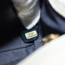 CHANEL COCO Mark Chain Shoulder Bag Lamb Skin White Gold CC Auth 154059V-23