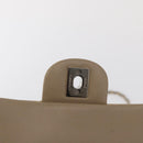 CHANEL Matelasse 17 Chain Shoulder Bag Enamel Yellow Gold CC Auth 154061-20