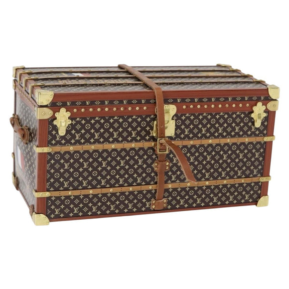 LOUIS VUITTON Miss France Paper Weight Brown M99408 LV Auth 154063