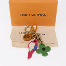 LOUIS VUITTON Porte Cles Jungle Key Holder plastic Pink M66266 LV Auth 154064V-12
