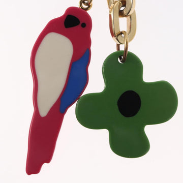 LOUIS VUITTON Porte Cles Jungle Key Holder plastic Pink M66266 LV Auth 154064V - 0