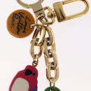 LOUIS VUITTON Porte Cles Jungle Key Holder plastic Pink M66266 LV Auth 154064V-3