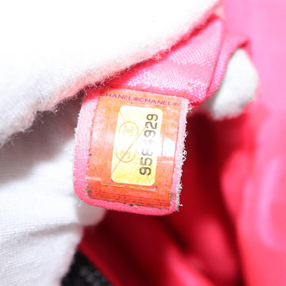 CHANEL Matelasse Cambon Line Shoulder Bag Calf Skin Black Silver CC Auth 154065