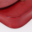LOUIS VUITTON Epi Saint Cloud GM Shoulder Bag Red M52197 LV Auth 154066-14