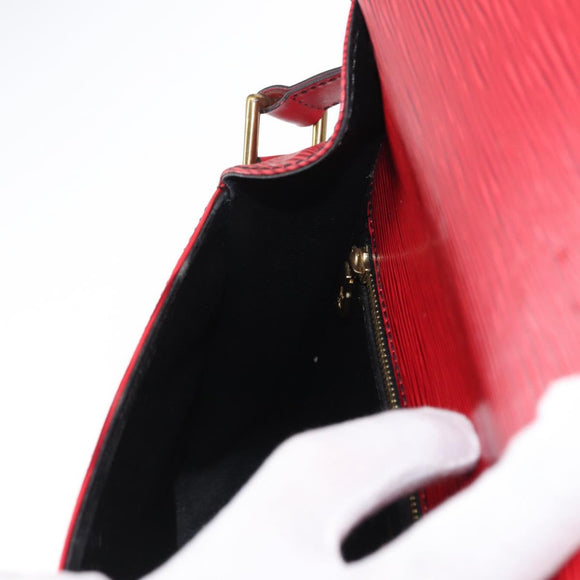 LOUIS VUITTON Epi Saint Cloud GM Shoulder Bag Red M52197 LV Auth 154066