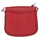 LOUIS VUITTON Epi Saint Cloud GM Shoulder Bag Red M52197 LV Auth 154066-2