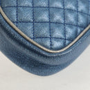 GUCCI Zumi Shoulder Bag Leather Outlet Blue Auth 154069V-11