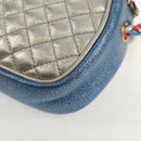 GUCCI Zumi Shoulder Bag Leather Outlet Blue Auth 154069V-18